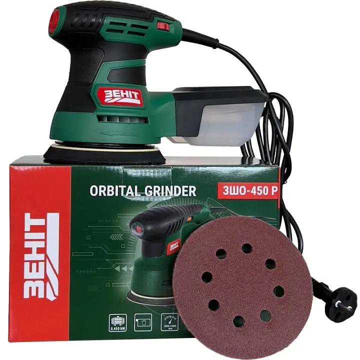 Шліфмашина ексцентрикова Зеніт ЗШО-450 Р 450Вт ZENIT teh0025457 - фото 8