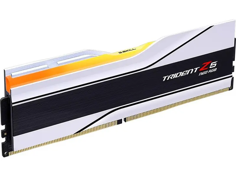 Пам'ять для настільних комп'ютерів G.Skill 32 GB (2x16GB) DDR5 6400 MHz Trident Z5 Neo RGB Matte White (F5-6400J3239G16GX2-TZ5NRW) - фото 2