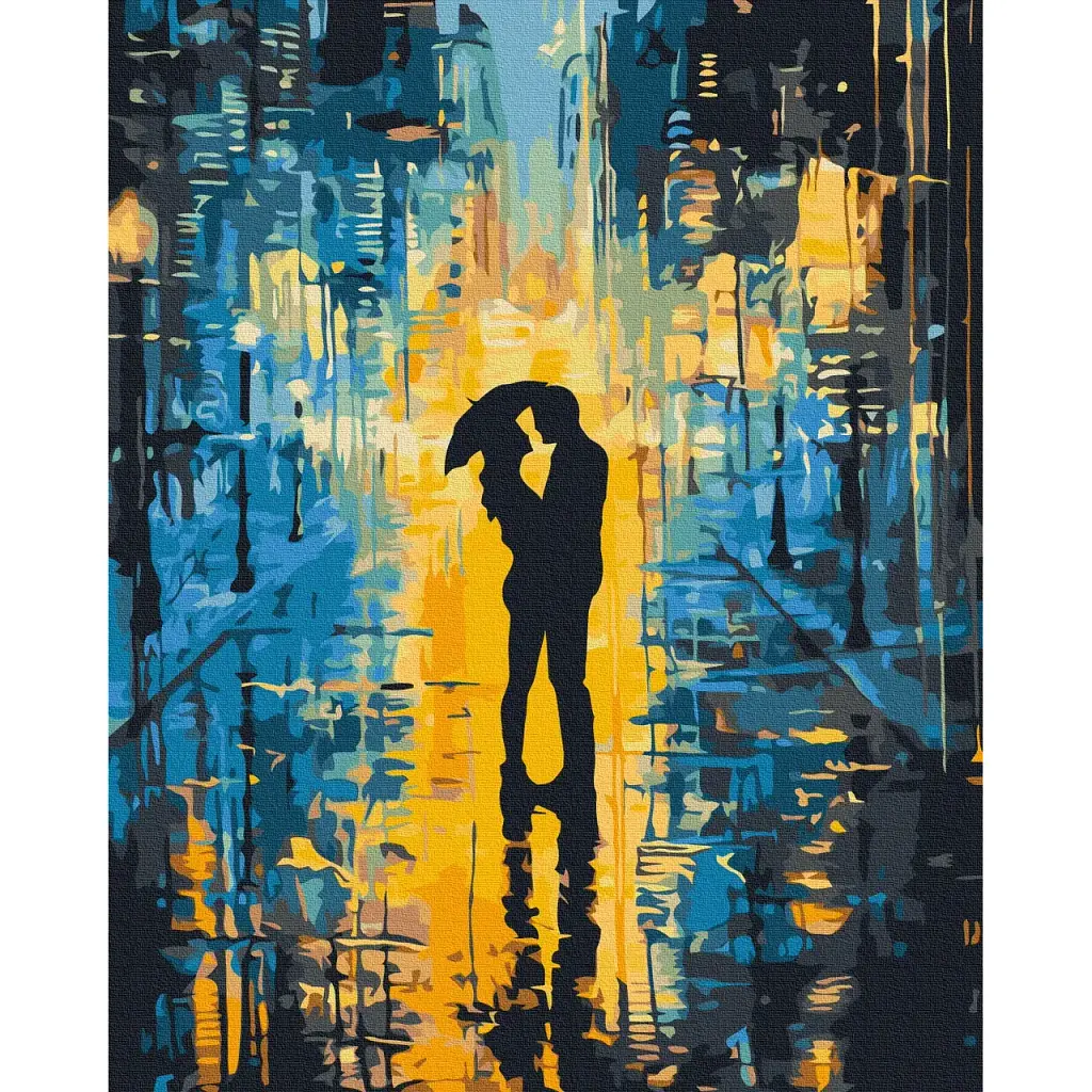 Картина за номерами Brushme Діалог світла і дощу 40x50 см - фото 1