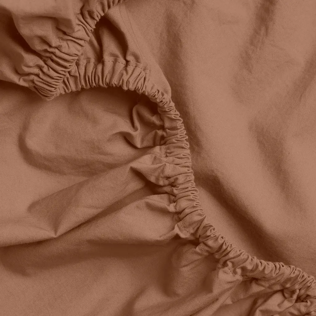 Набір простирадл на резинці з вареної бавовни 180х200 TERRA SILK COSAS (2200000059895) - фото 4