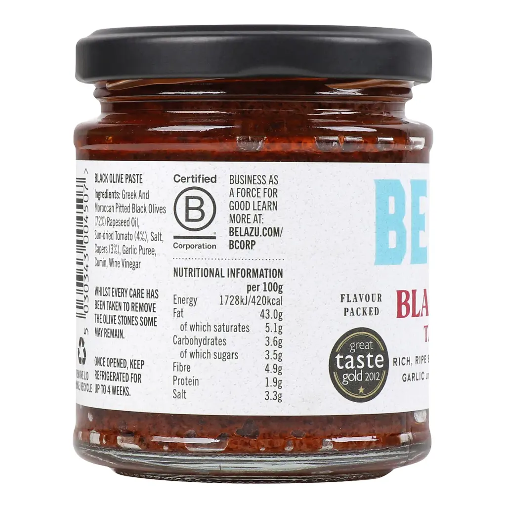 Паста  Belazu Black Tapenade 170 г - фото 3