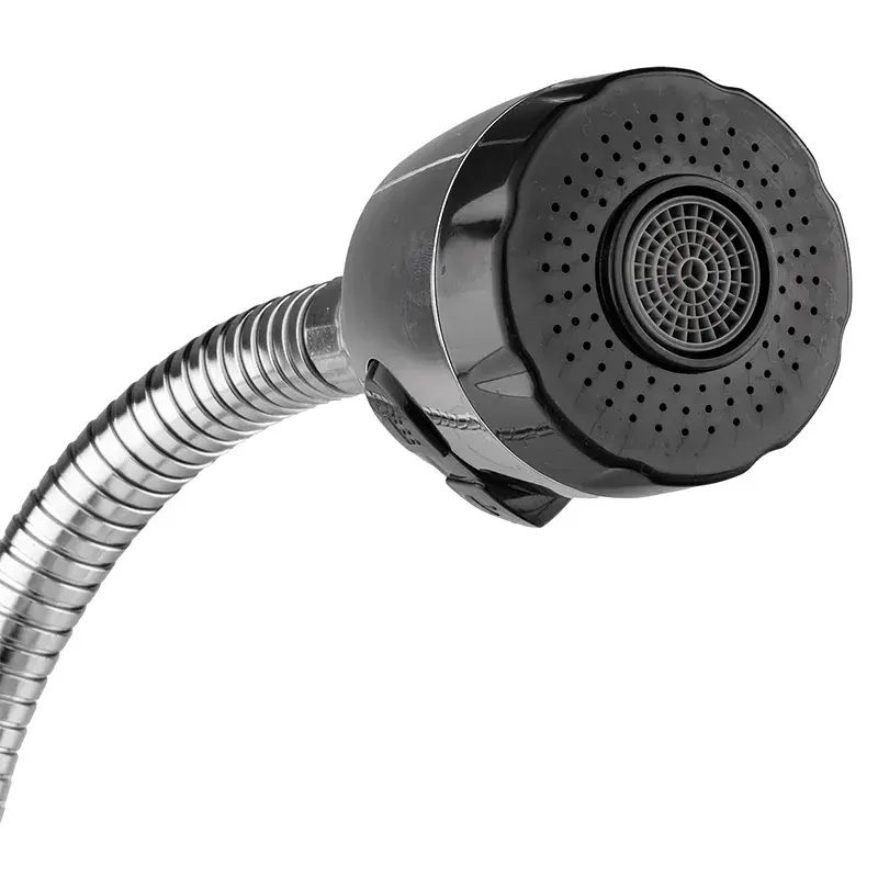 Змішувач s43 Ø40 для кухні гусак гофрований на гайці TAU SM-4B644C (9843150) - фото 4