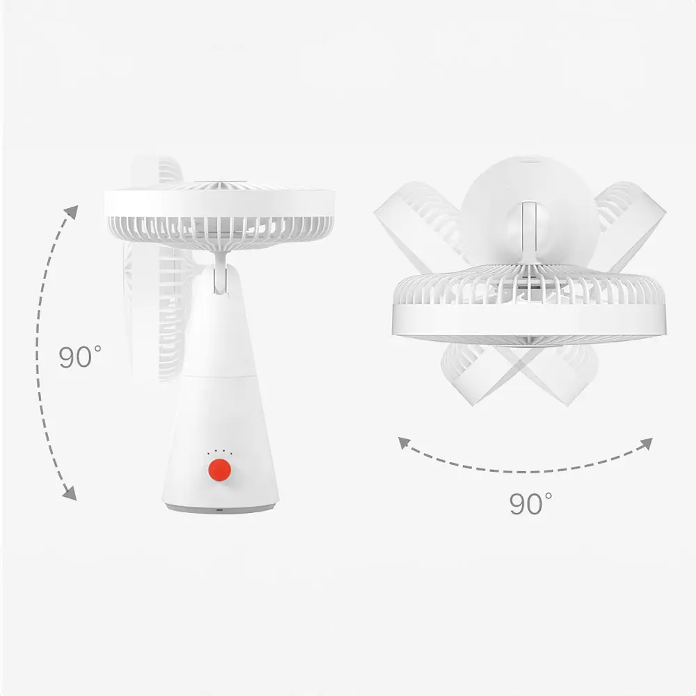 Настільний портативний вентилятор Xiaomi MiJia Desktop Mobile Fan (ZMYDFS01DM) - фото 4