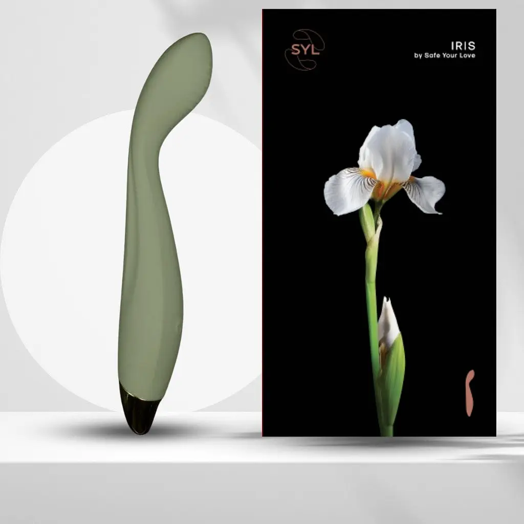 Вибратор для точки G SYL Iris чувственная стимуляция для ярких ощущений Olive - фото 3