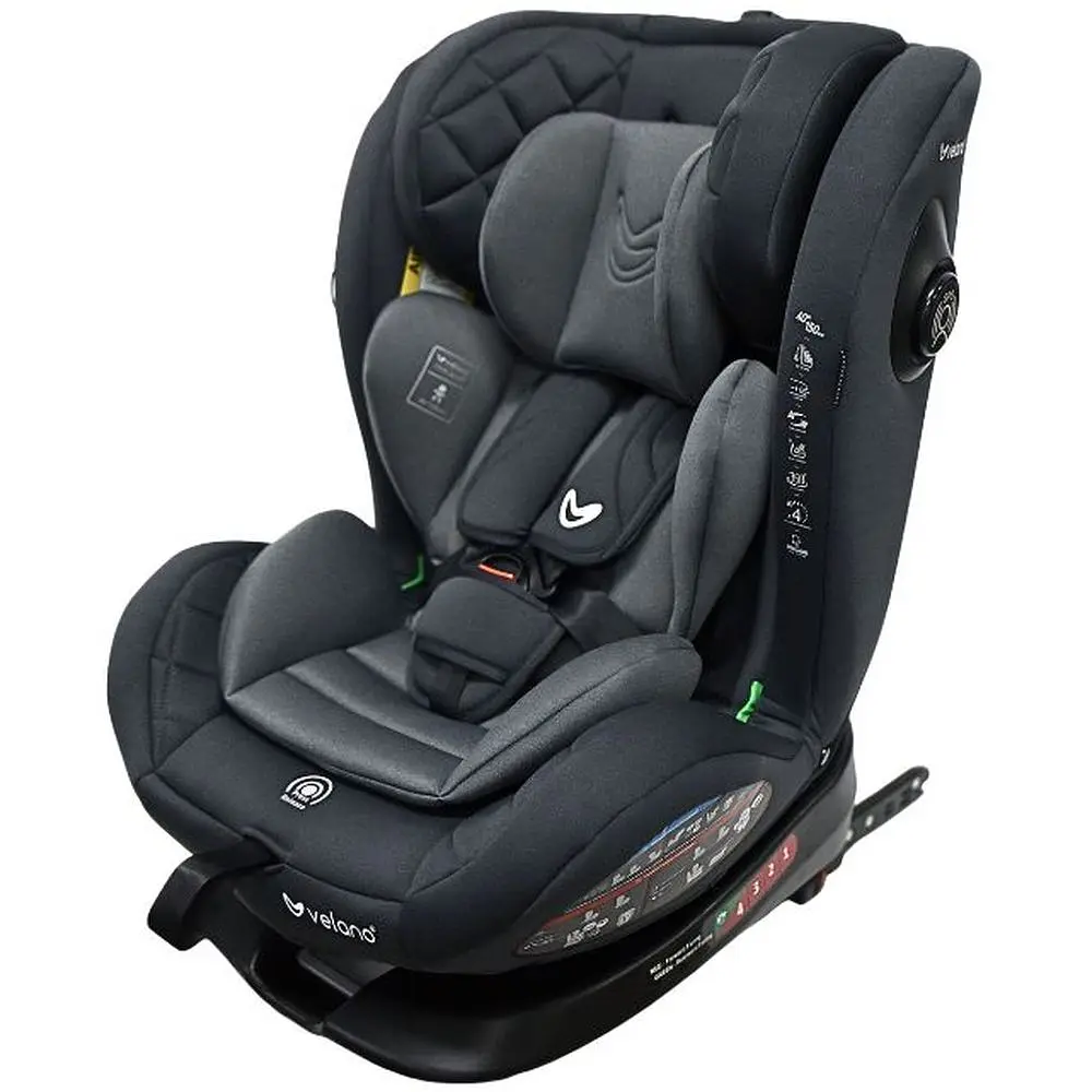 Автокрісло VELANO Aura 360° i-Size 40-150 см Isofix grey (48416) - фото 3