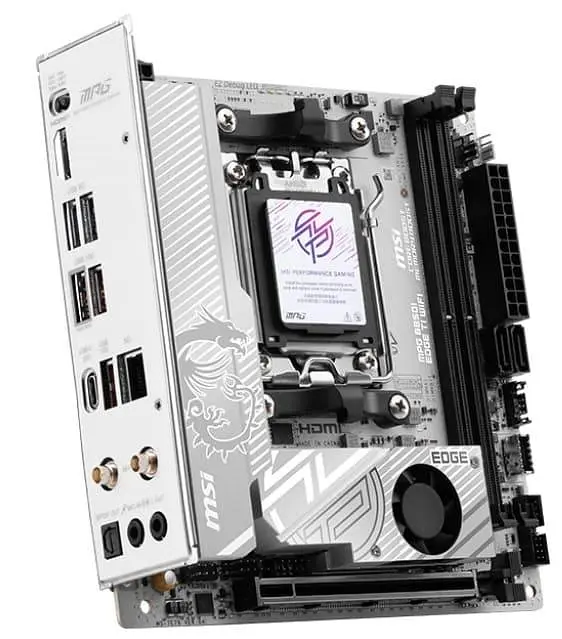 Материнська плата MSI MPG B850I EDGE TI WIFI (MPG B850I EDGE TI WIFI) (Socket AM5, AMD B850, Mini-ITX) - фото 3