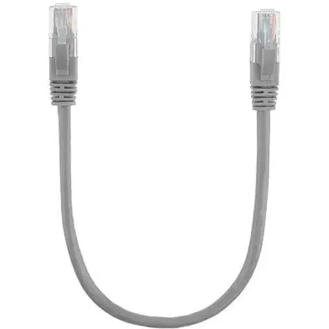 Патч-корд Ritar 0.3м, UTP, cat.5e, CU, grey (PCR-CU/0.3G / 01135)