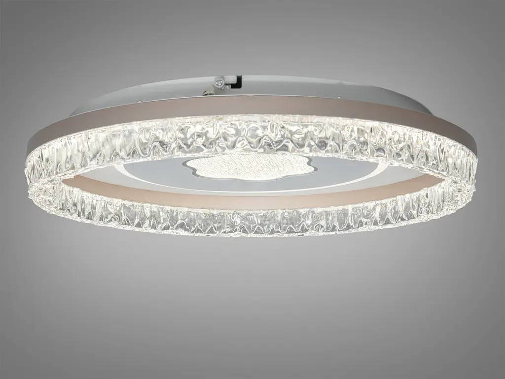 Стильна стельова LED люстра в коридор Diasha WG5157/B WH, Ø48 см, 85 W - фото 4