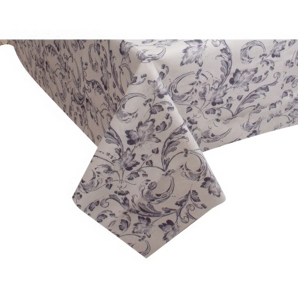 Скатертина водовідштовхувальна Lefard Home Textile Ornamental 140х240 см сіра (715-384) - фото 3