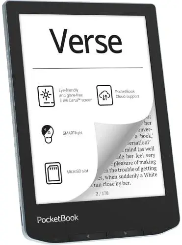 Електронна книга 6" 629 Verse, Bright Blue, WiFi, 1024x758 (E Ink Carta) PocketBook teh0028659 - фото 4