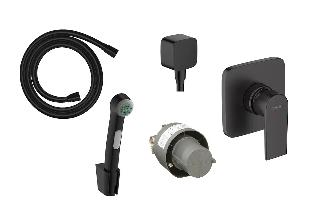 Гігієнічний душ Hansgrohe Vernis Shape matt black 20230006