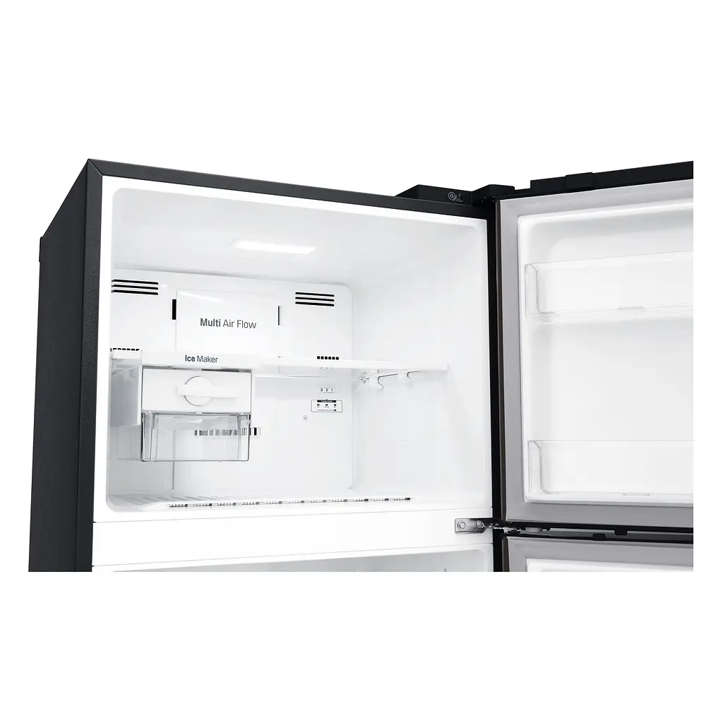 Холодильник із верхньою морозильною камерою LG GC-H502HBHZ чорний (GC-H502HBHZ) - фото 4