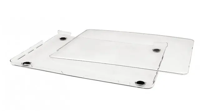 Накладки пластиковые hardshell case на внешний корпус MacBook Retina 12 Clear - фото 8