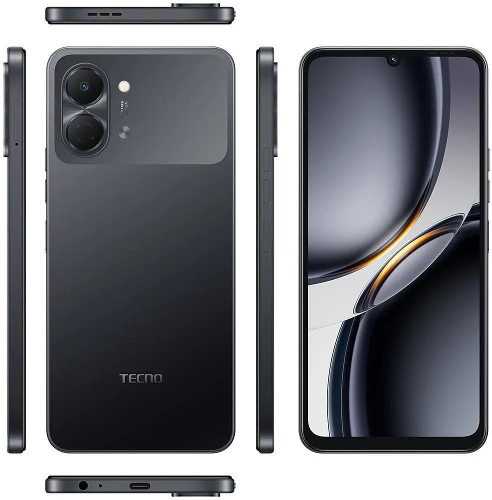 Смартфон Tecno Spark Go 3 (KN3) 4/64Gb Ink Black (4894947105265) UA UCRF - фото 7