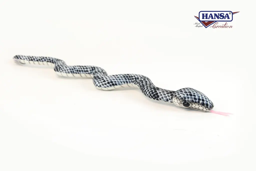 М'яка іграшка Hansa Змія, що звивається, Hansa, сіра, 59 см - фото 2