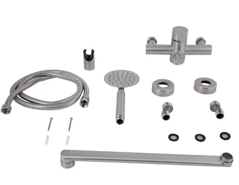Змішувач для ванни Brinex Pure 005 Nickel BRIPUR005NKL - фото 5