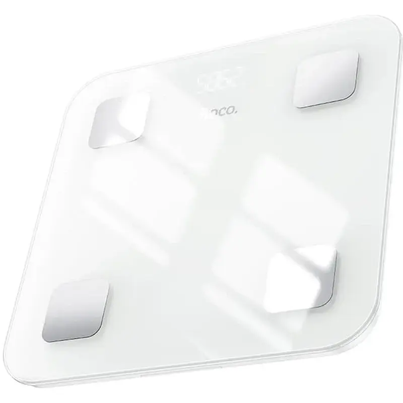 Ваги на підлогу HOCO HI21 Smart body fat scale White 6942007624121 - фото 3