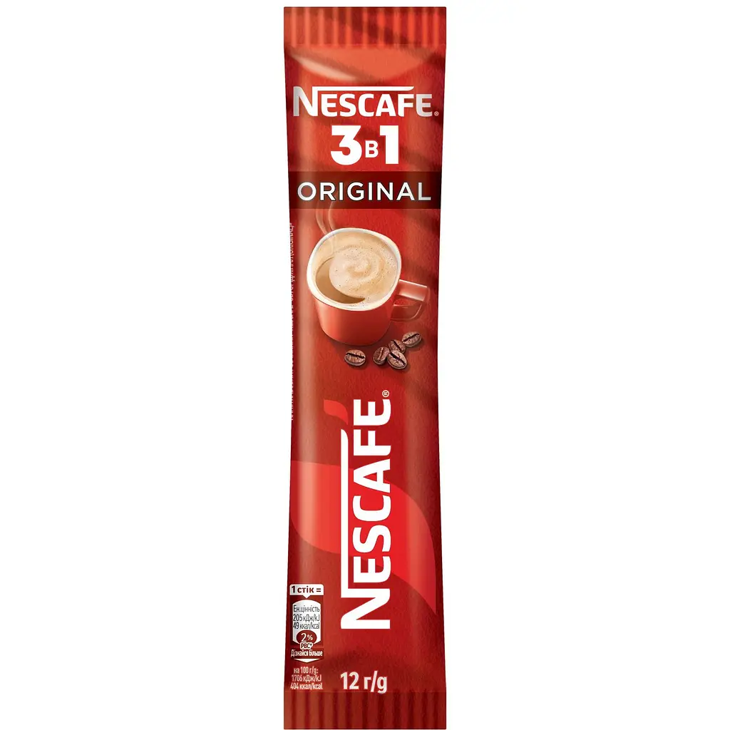 Набір: Кавовий напій Nescafe 3 в 1 Original стік 12 г x 24 шт. - фото 3