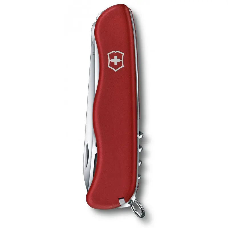 Складний ніж Victorinox CHEESE MASTER 111мм/8функ/крас.мат /волн/lock/штоп/вилка - фото 3