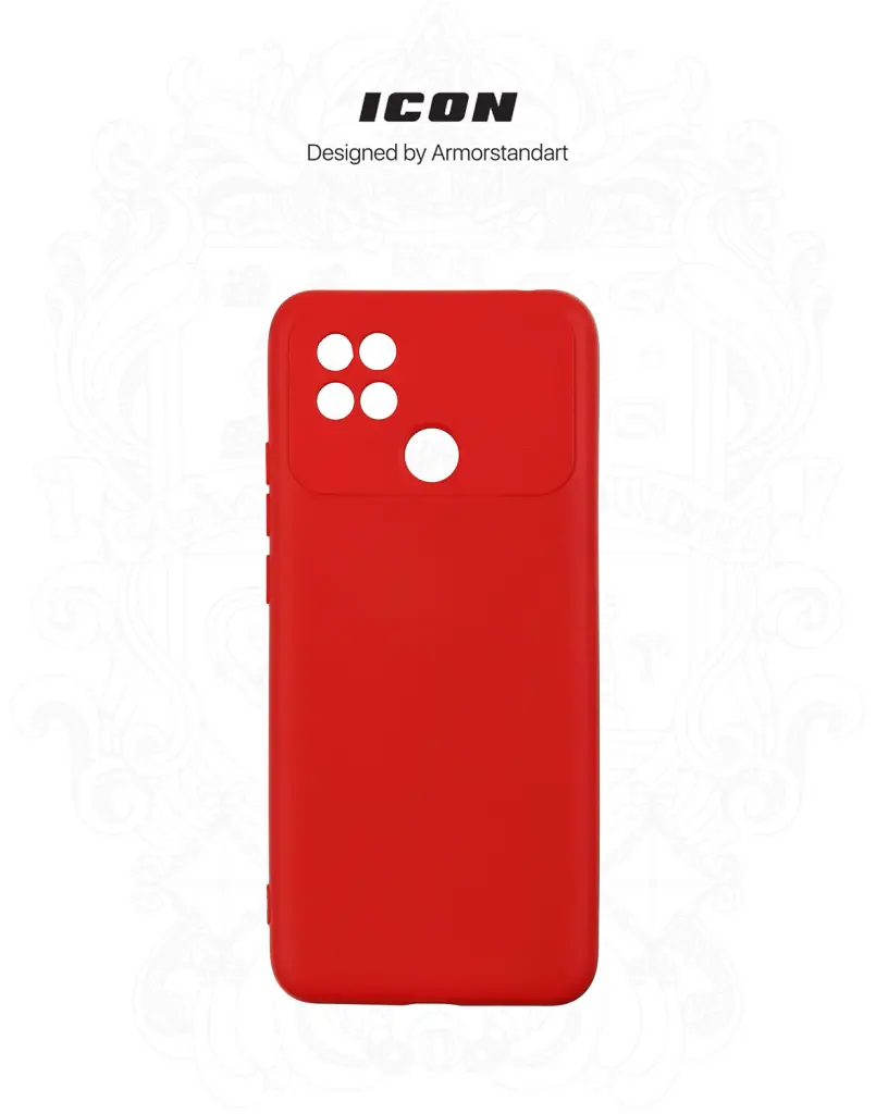 Чохол ArmorStandart ICON для Xiaomi Poco C40 Camera cover Red - фото 3
