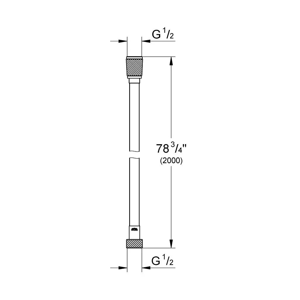 Шланг для душа Grohe VitalioFlex Silver TwistStop 2000 (27507001) - фото 3