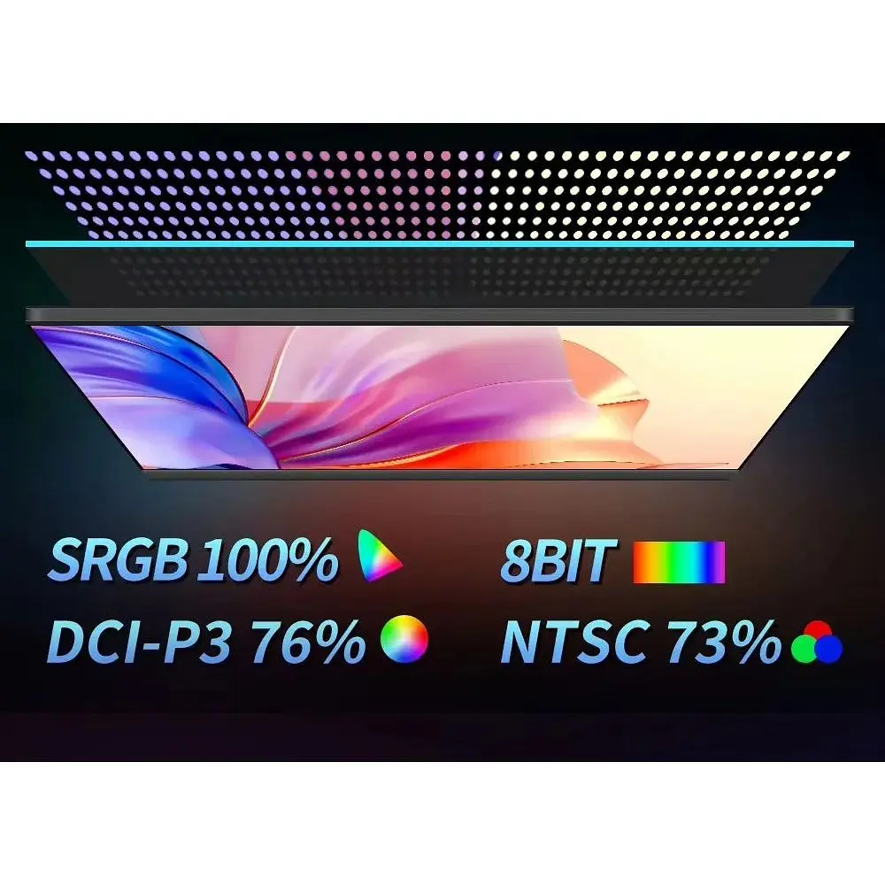 Портативный монитор Mucai N105A Black [111060] - фото 7