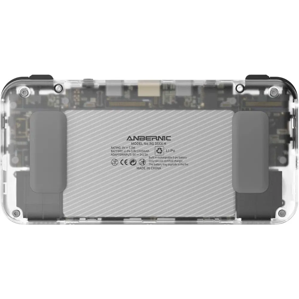 Ретро ігрова приставка Anbernic RG35XX H 64GB Transparent White [102940] - фото 3