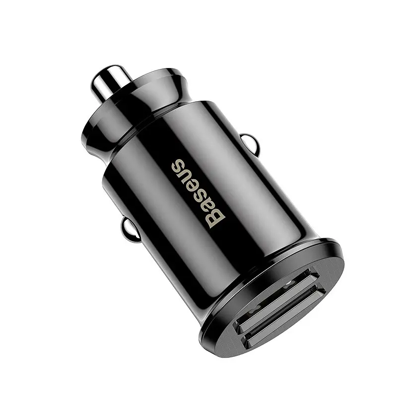 АЗП Baseus Grain 3.1A (2USB-A) (CCALL-ML) Чорний - фото 5