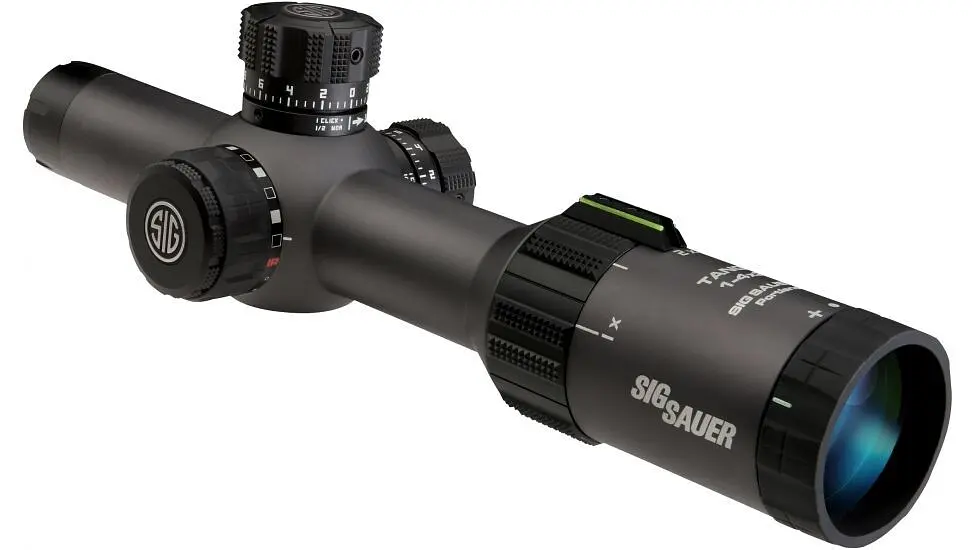 Приціл оптичний Sig Optics TANGO4 1-4x24mm, 30mm, FFP, MRAD ILLUM RETICLE, 0.2 MRAD ADJ, GRAPHITE - фото 6