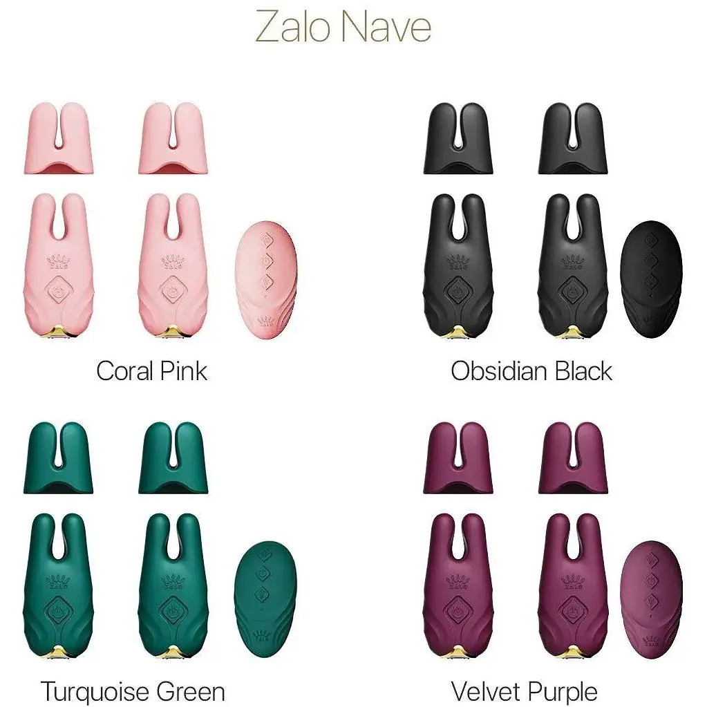 Смарт-вибратор для груди Zalo Nave Velvet Purple пульт ДУ - фото 8