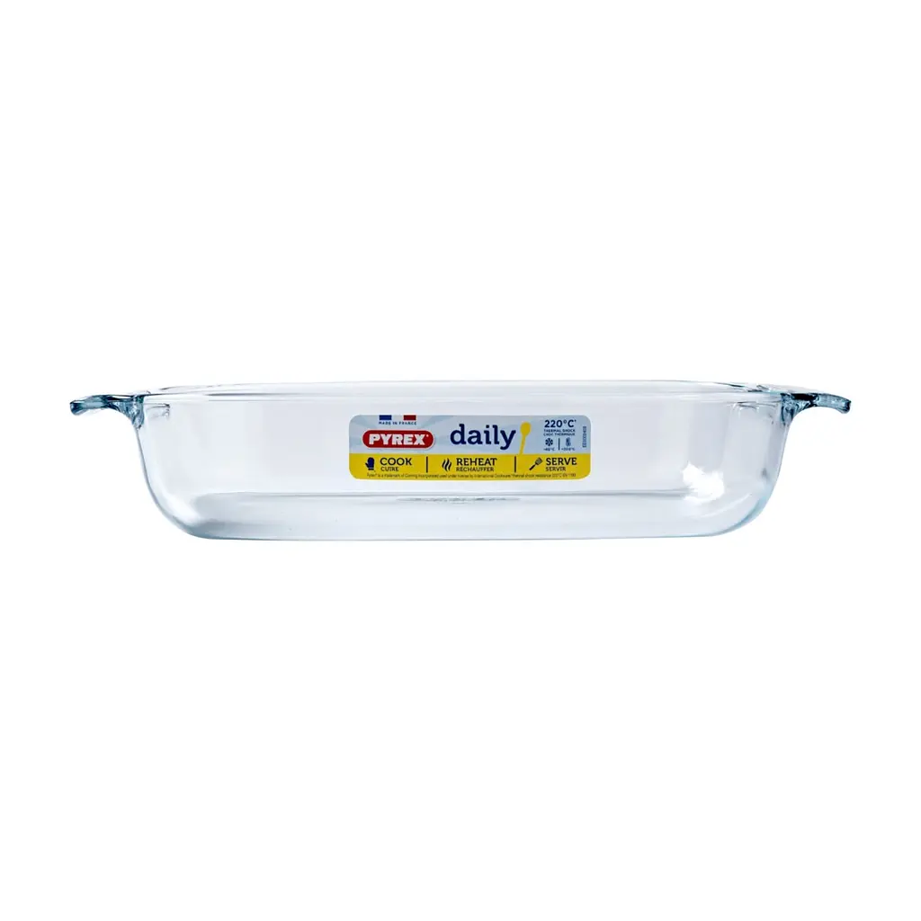 Форма для випікання Pyrex Daily прямокутна 39 х 25 х 7 см 3.7 л (232B000/3646) - фото 3