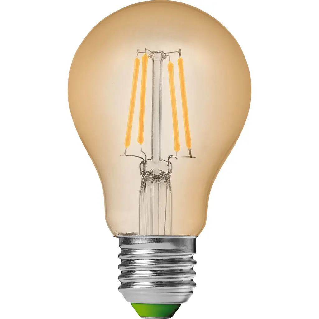 Світлодіодна лампа Eurolamp LED Deco, A60, 8W, E27, 4000K, 2 шт. (MLP-LED-A60-08274(Amber)new) - фото 2