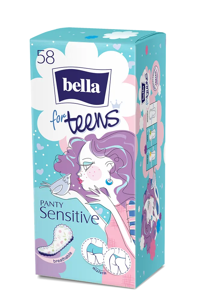 Щоденні прокладки Bella for Teens Sensitive 58 шт. - фото 2