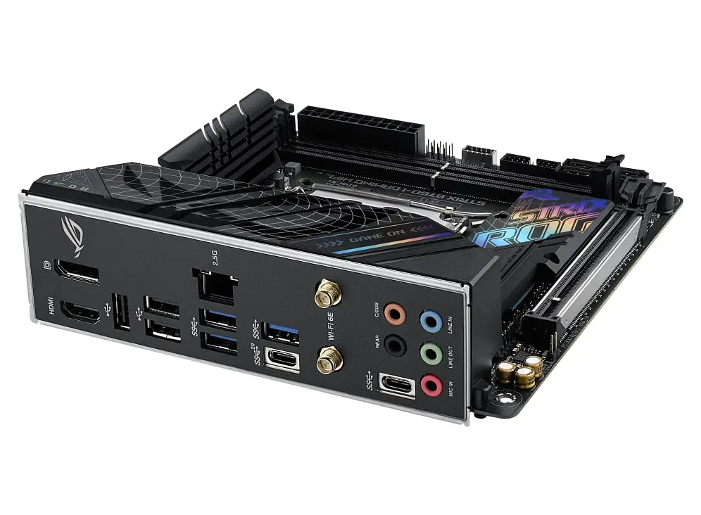 Материнская плата ROG STRIX B760-I GAMING WIFI s1700 B760 2xDDR5 M.2 HDMI DP Wi-Fi BT mITX Asus teh0019015 - фото 9