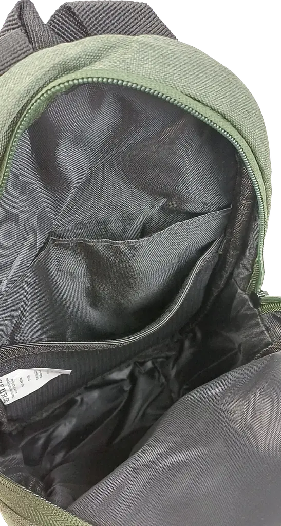 Рюкзак маленький антикріпкий LS з RFID 3 л 26,5х16,5х8 см Хакі - фото 9