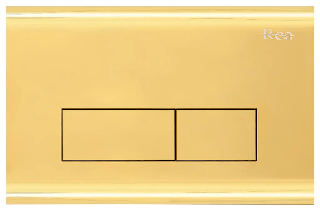 Інсталяція Rea H із золотою кнопкою REA-E9863, Золотий - фото 2
