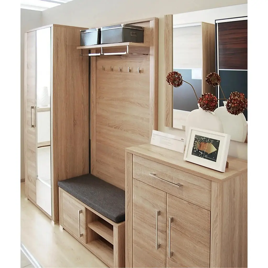 Вешалка настенная Gerbor Гоу PAN/19/9 дуб сонома (GRB-1080) - фото 2