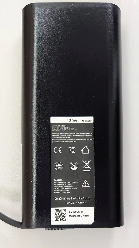 Блок живлення для ноутбука Dell Pro 14 Essential PV14255 130W 20V 6.5A (BP66) - фото 2