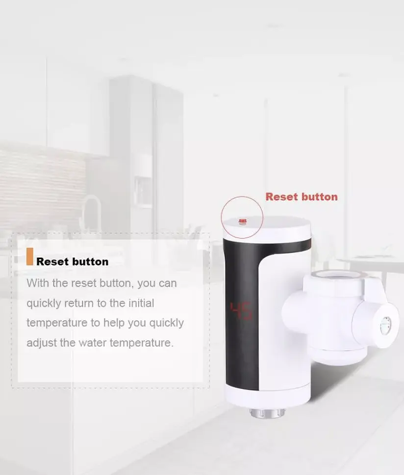 Проточный водонагреватель с датчиком температуры Wezer RKF-10C - фото 8
