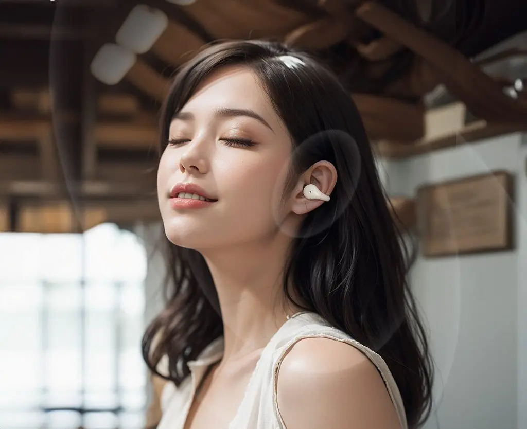 Бездротові кісткові навушники-кліпси Langsdom TS09 з спрямованим звуком і Bluetooth 5.4 Спортивні навушники - фото 6