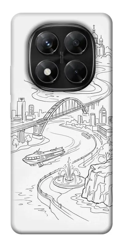 TPU чехол Demsky Dnipro spirit для Xiaomi Redmi Note 14 Pro 5G