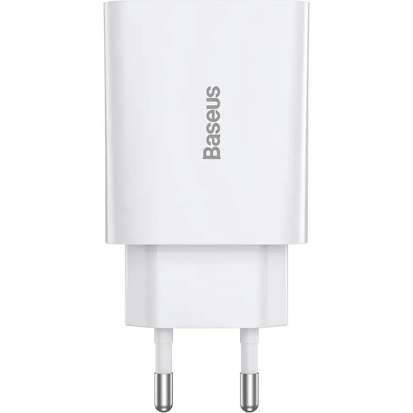 Зарядний пристрій Baseus Speed Mini Quick Charger 1C 20W EU white (CCFS-SN02) - фото 2