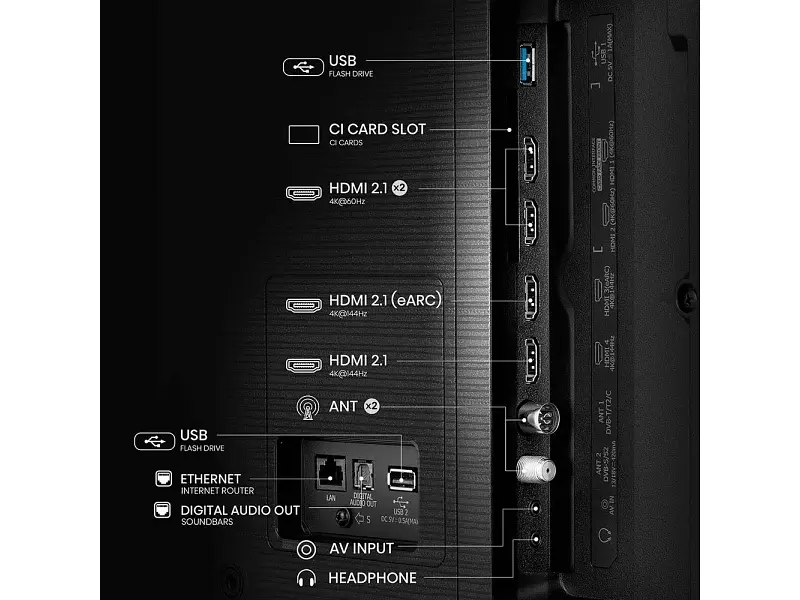 Телевізор Hisense 65E7Q PRO - фото 4