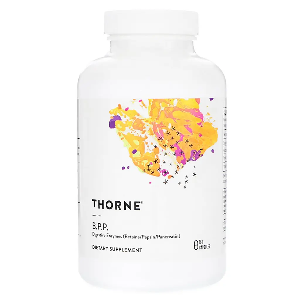 Пробіотики Thorne Research Травні ферменти (Бетаїн / Пепсин / Панкреатин), (THR-41002)