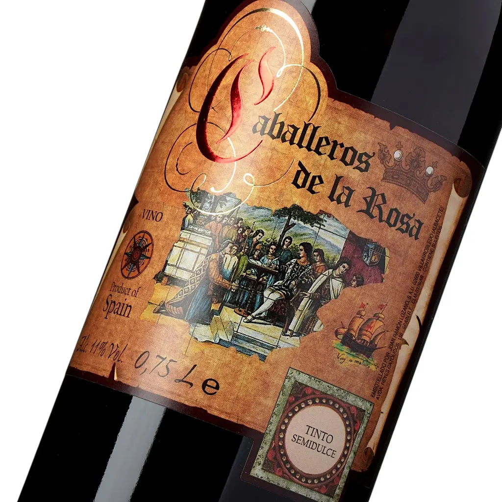 Вино Lozano Caballeros de la Rosa Tinto Semidulce, червоне, напівсолодке, 11%, 0,75 л - фото 5