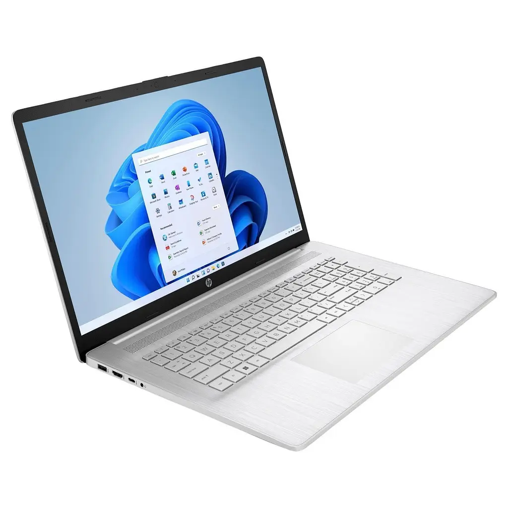 Ноутбук HP 17.3 17-cp2041ua FHD IPS AG/Ryzen 5 7520U/16GB/512SSD/UMA/DOS/Silver (CS8E5EA) - фото 2