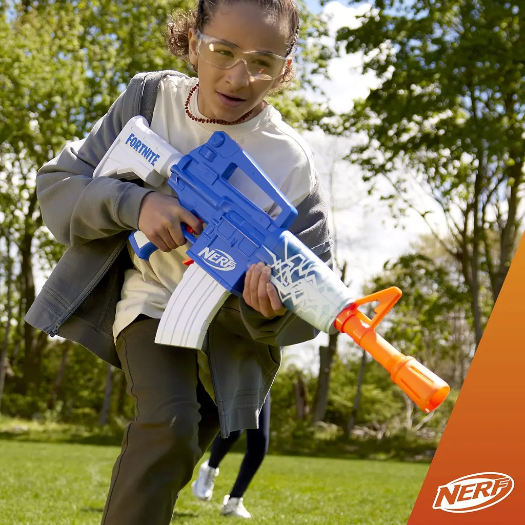 Бластер іграшковий Hasbro Nerf Blue Shock Fortnite (F4108) - фото 8