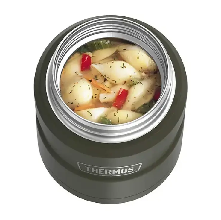 Термос для еды Stainless King Food Flask 470 ml olive 173029 - фото 5