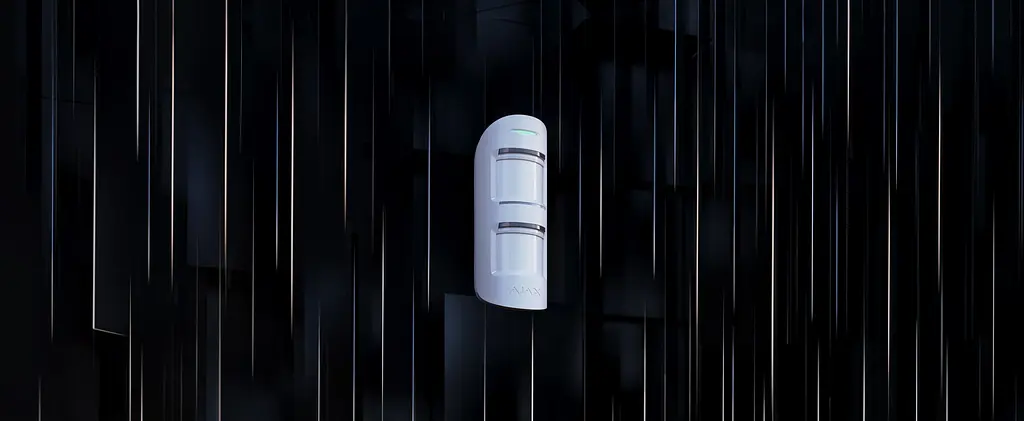 Ajax Беспроводной уличный датчик движения MotionProtect Outdoor Jeweller CR123A x 2 шт белый - фото 2
