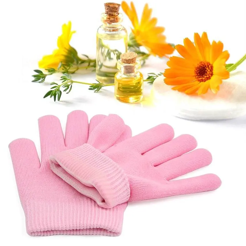 Косметичні зволожуючі SPA рукавички Spa Gel Gloves з маслом жожоба, екстрактом алое віра та вітаміном Е